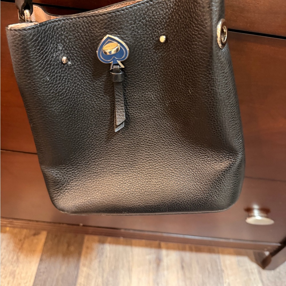 Kate Spade Black Pebbled Leather Crossbody Bag